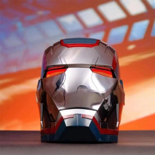 Iron Man War Machine Helmet Patriot Helmet Electronic Helmet Ironman Helmet with Sounds Iron Man Cosplay Wearable Movie Prop Replica