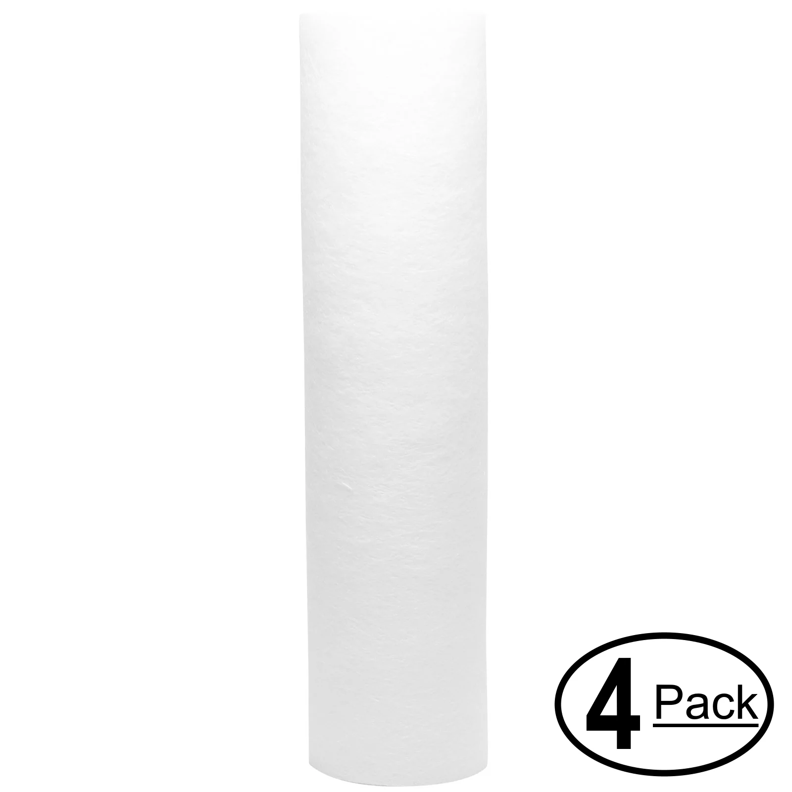4-Pack Replacement for MaxWater 102086 Polypropylene Sediment Filter - Universal 10-inch 5-Micron Cartridge for MaxWater 2 stage10