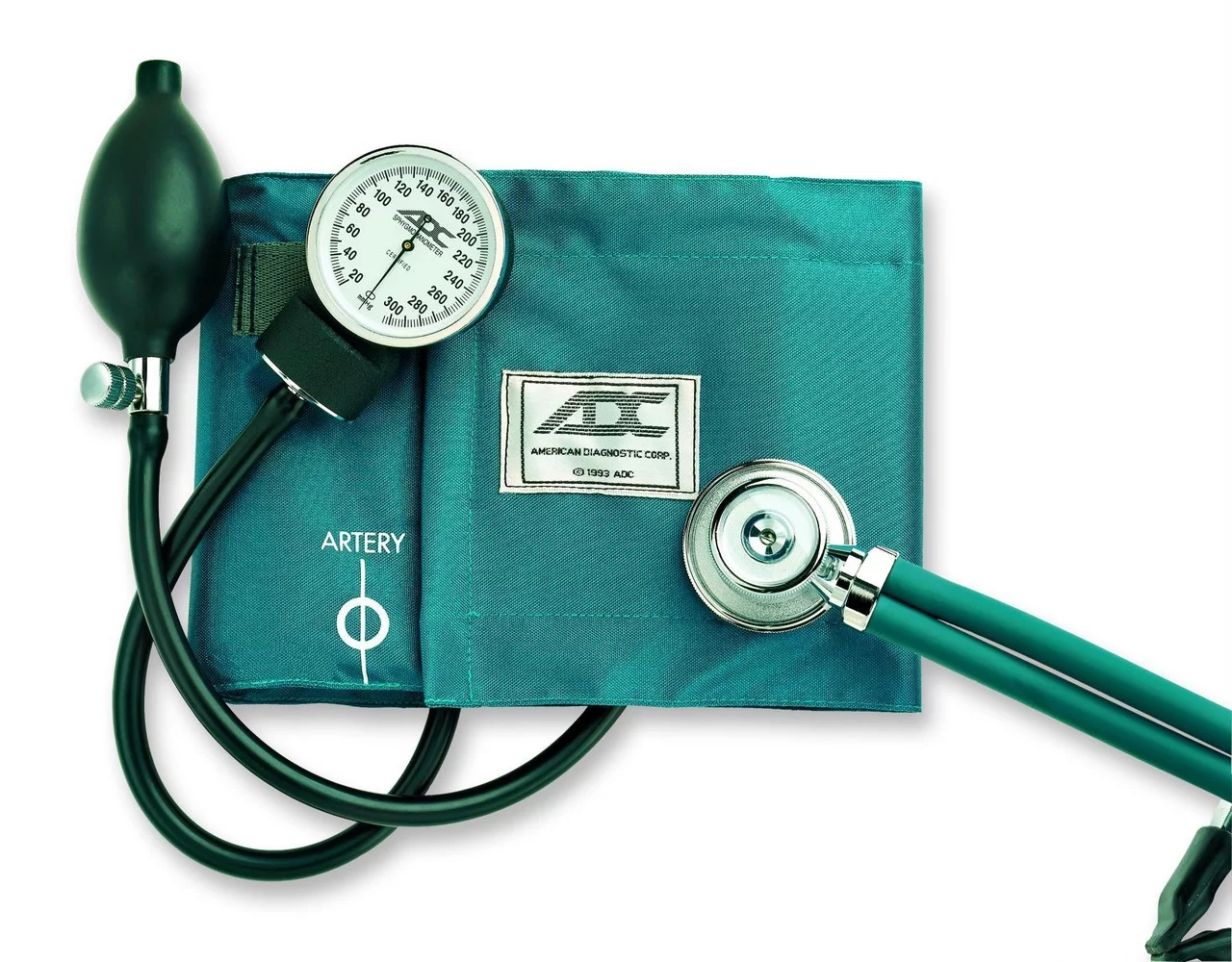ADC Pro's Combo Ii Kit Cuff And Stethoscope, Teal Each (1 Each)