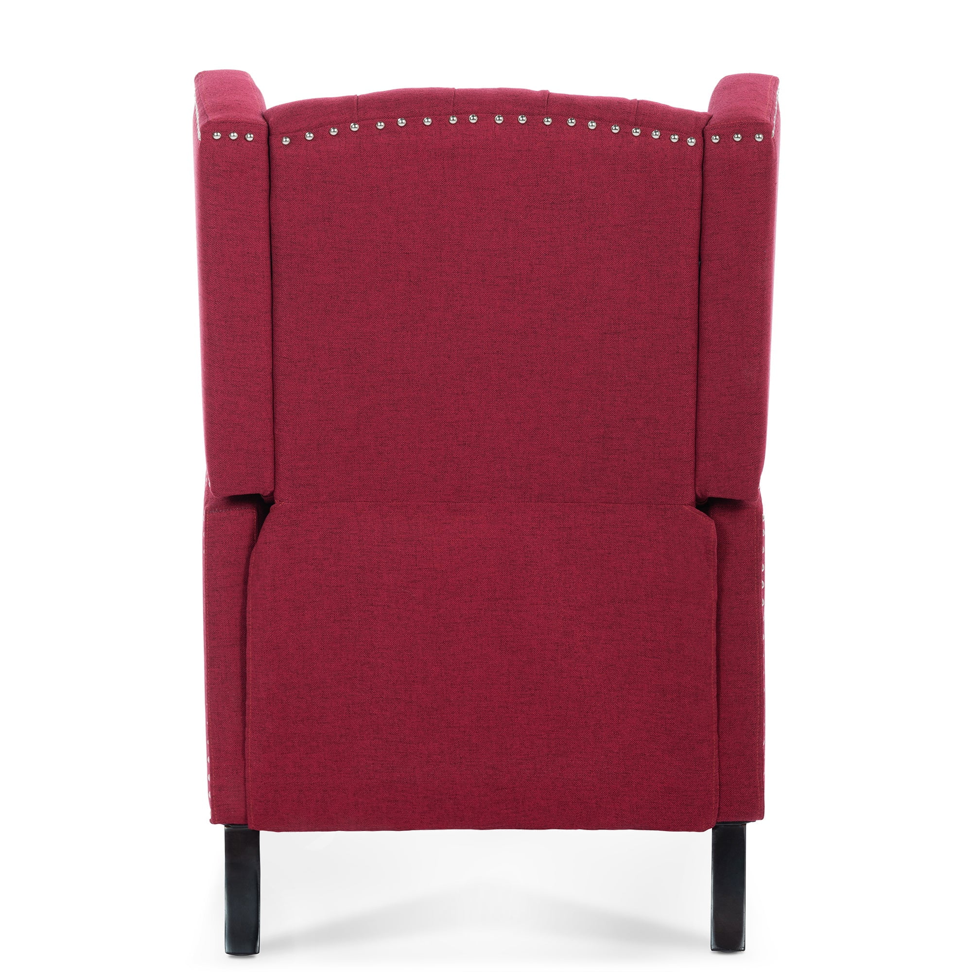 Nix Wide Manual Wing Chair Recliner - Red