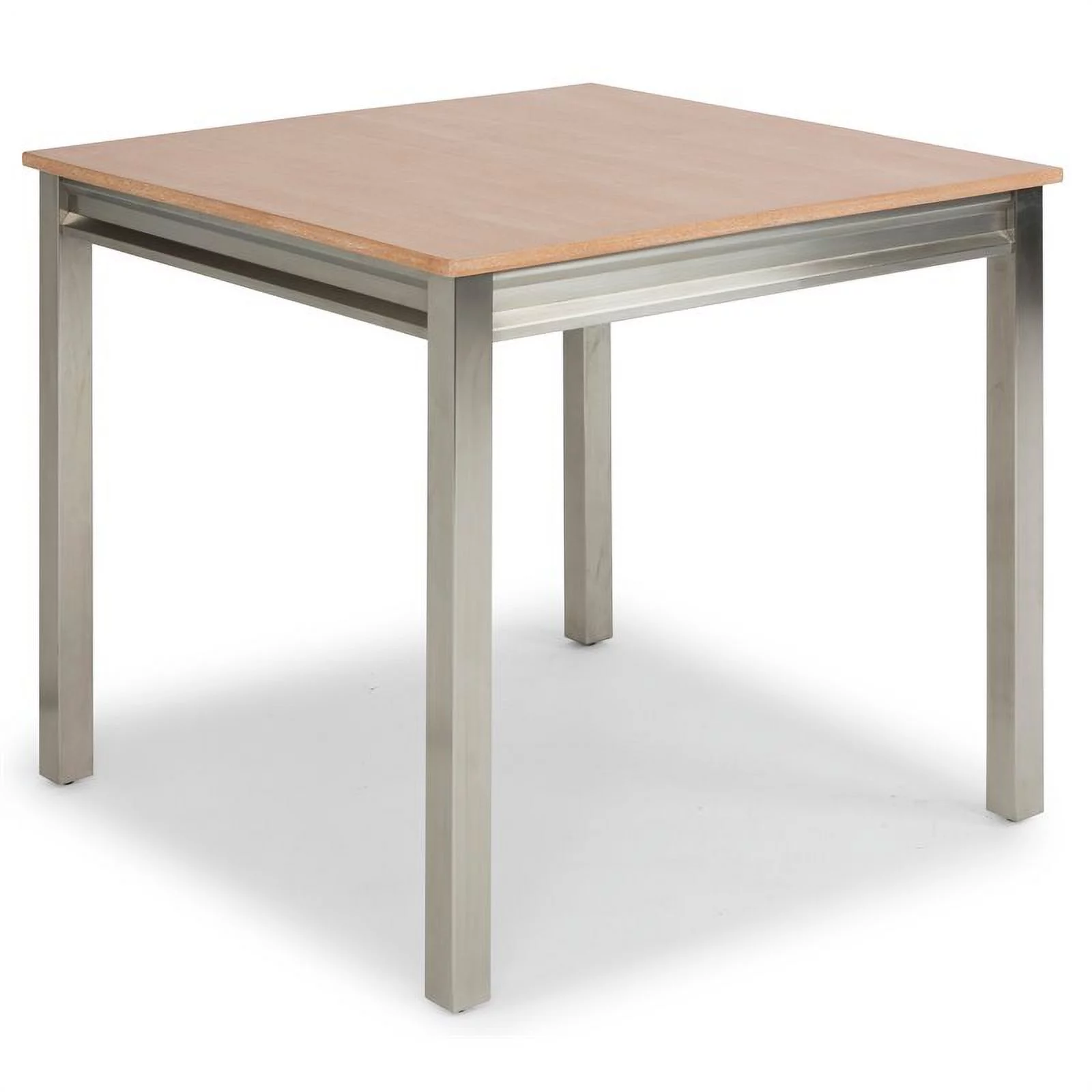 Pemberly Row Contemporary Brown Wood Dining Table