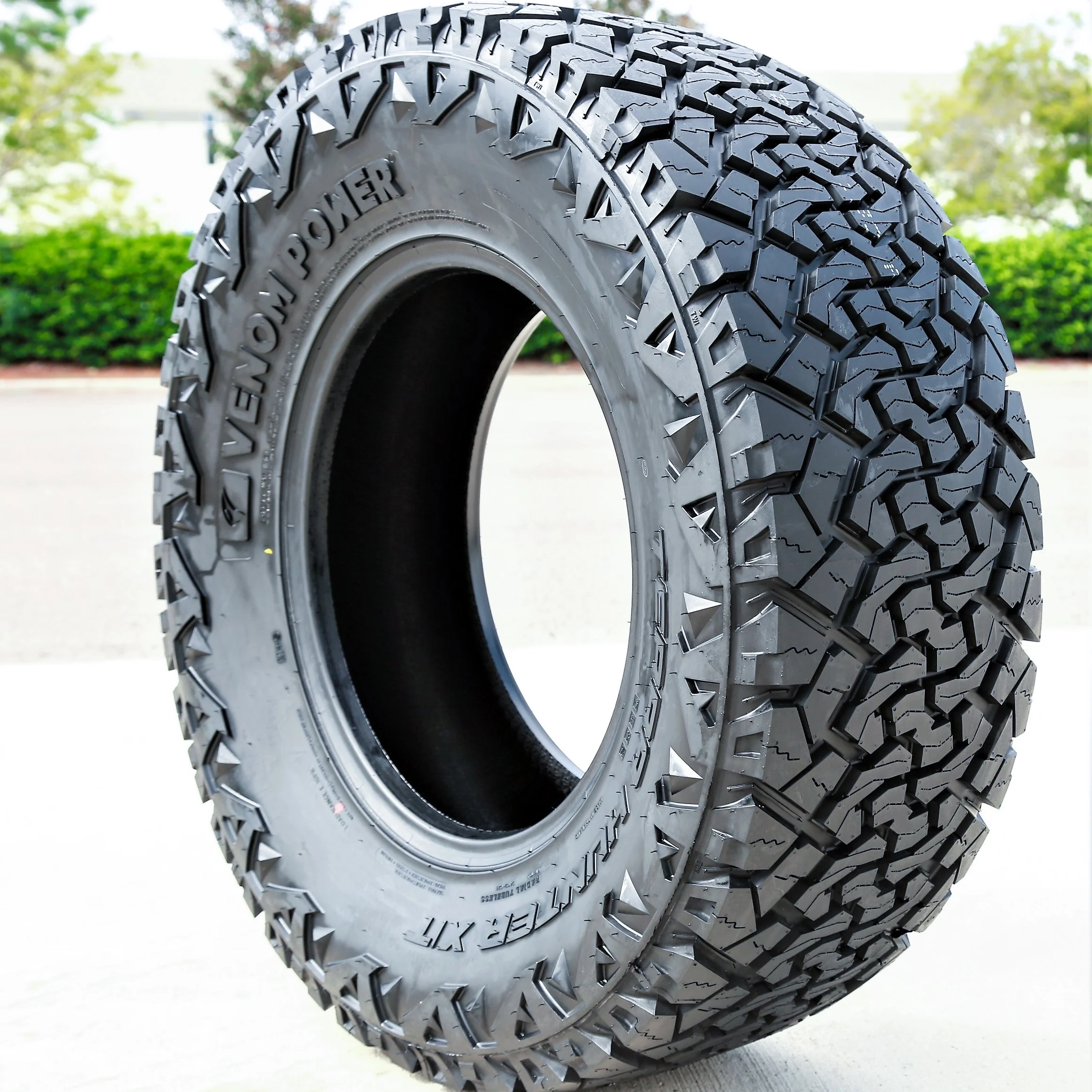 Set of 4 (FOUR) Venom Power Terra Hunter X/T LT 33X12.50R18 Load E (10 Ply) XT Extreme Terrain Tires