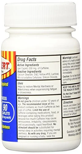 Jet-Alert Double Strength Alertness, 200mg-90 Ct 2 Pack