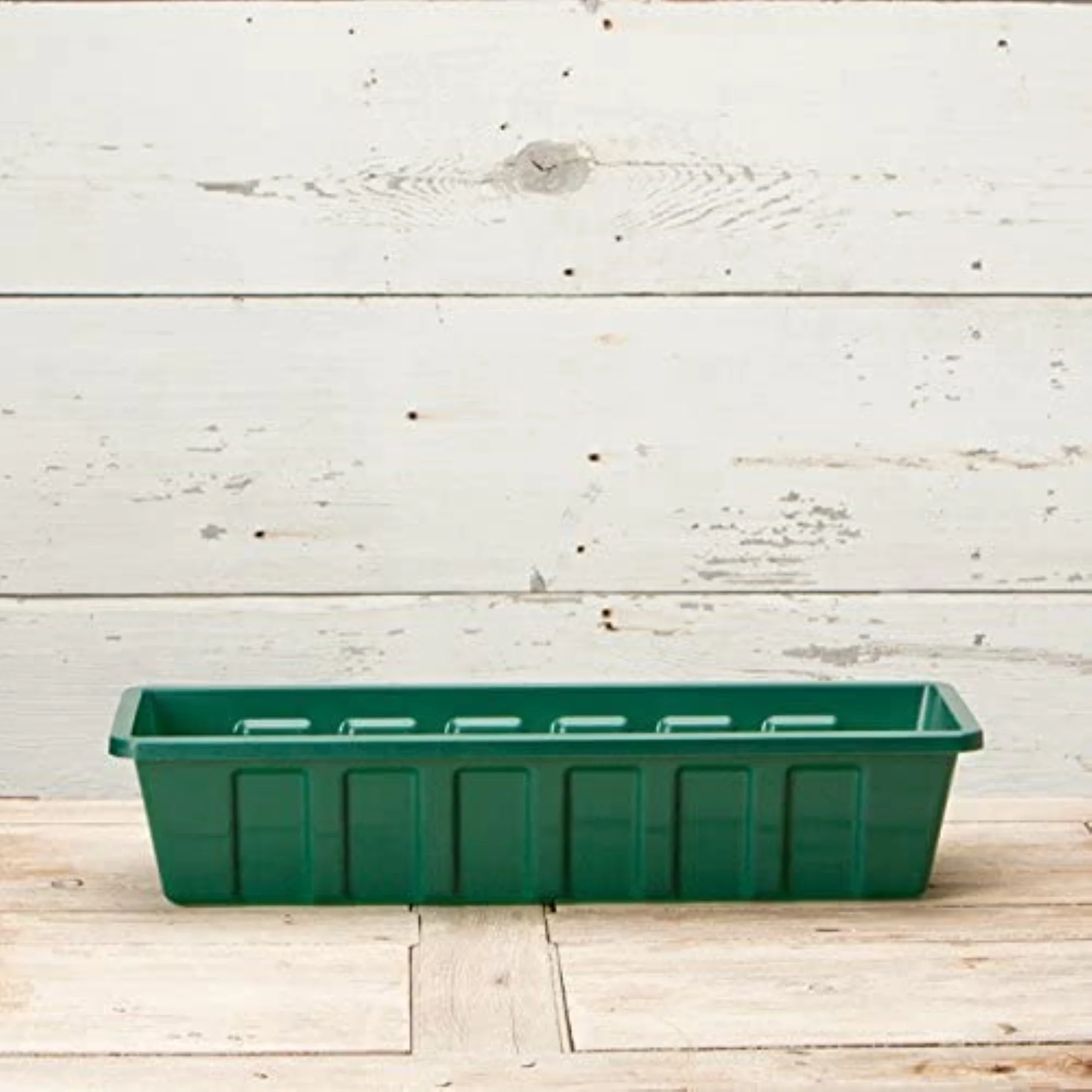 Novelty Poly-Pro Plastic Indoor/Outdoor Liner/Planter Flower Box, Green 24