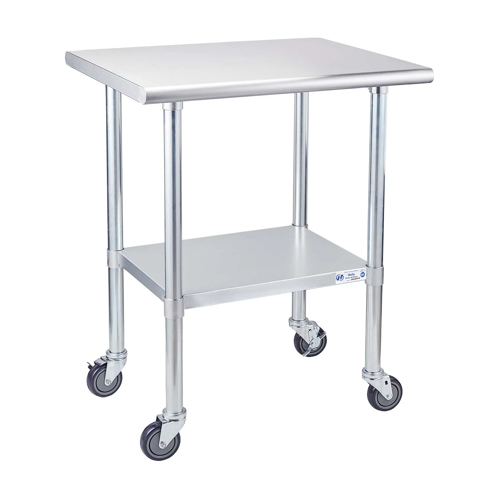 Profeeshaw Prep Work Table NSF Stainless Steel 24