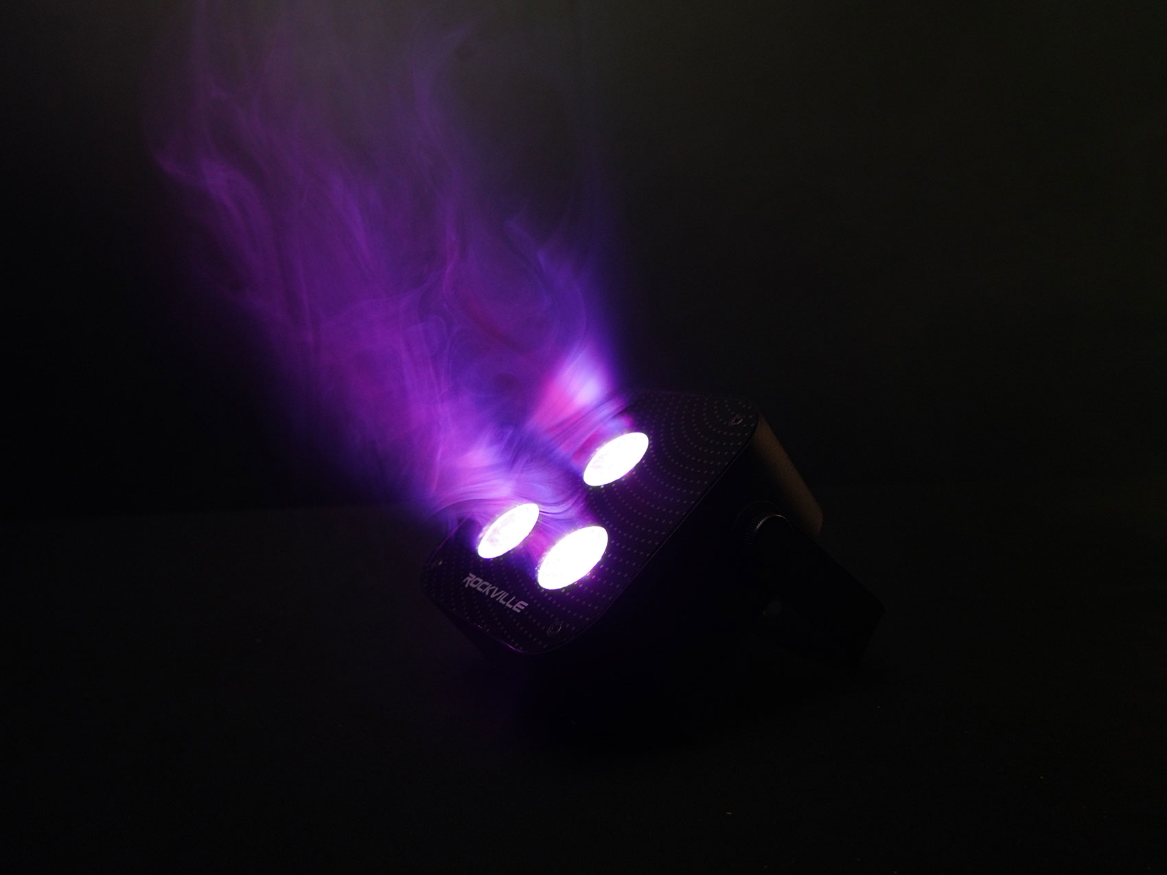 (10) Rockville MINI RF3 Black RGBWA+UV DJ/Party Wash Lights+DMX Controller+Bags