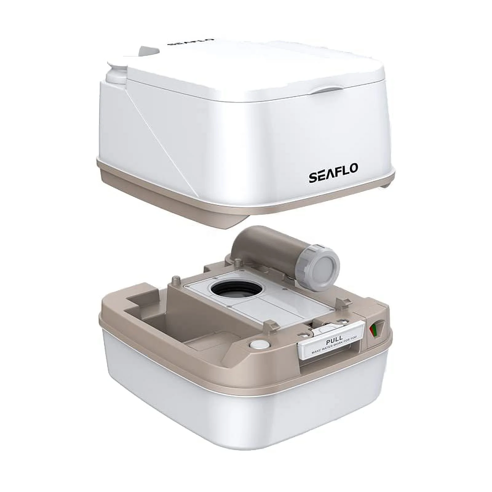 SEAFLO 2.6 Gallon (12L) Premium Portable Travel Toilet