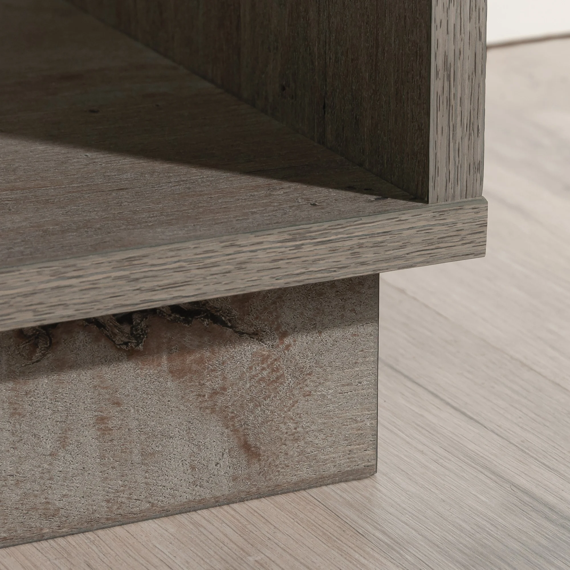 Sauder Sundar Engineered Wood 5-Shelf Bookcase in Mystic Oak Finish