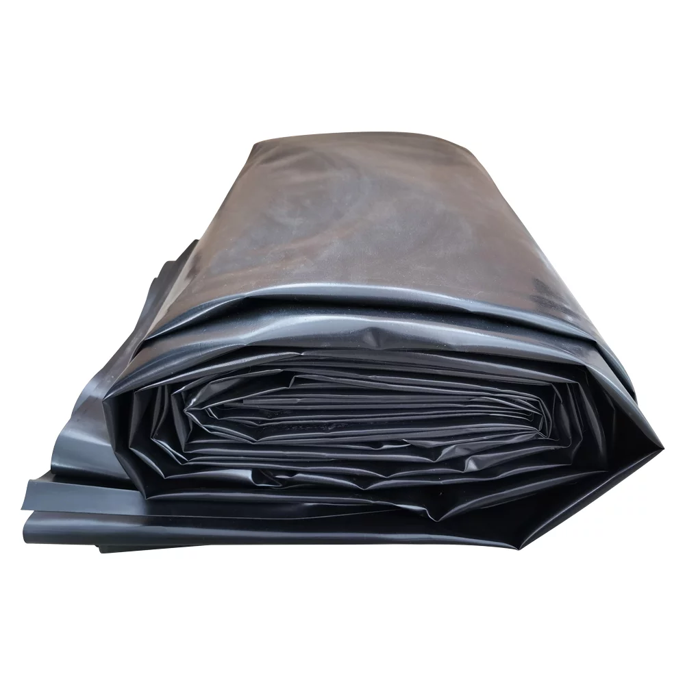 INTBUYING 20'x30' Fish Pond Liner Elasticity HDPE Black Thickness 12mil