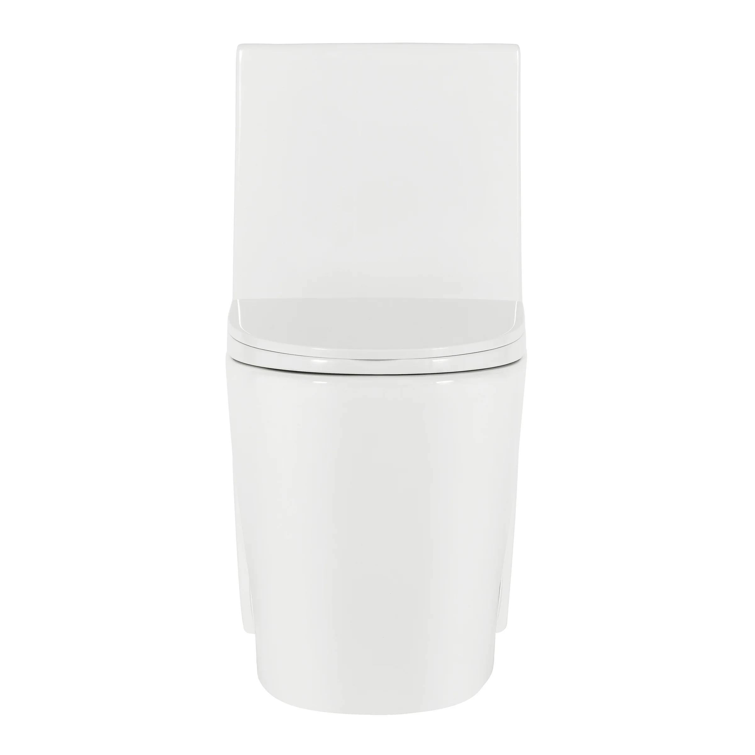 Angers One-Piece Elongated Toilet, Touchless 1.1/1.6 gpf