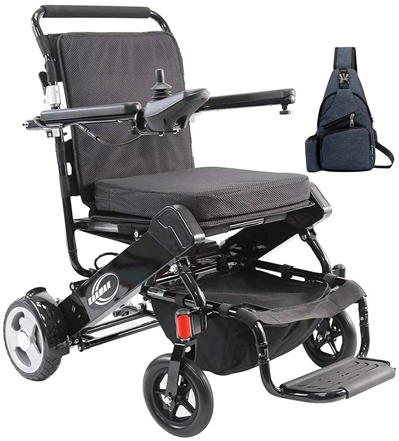 Karman Healthcare PW-F500-SI Tranzit Foldable Lightweight Power Wheelchair, 16