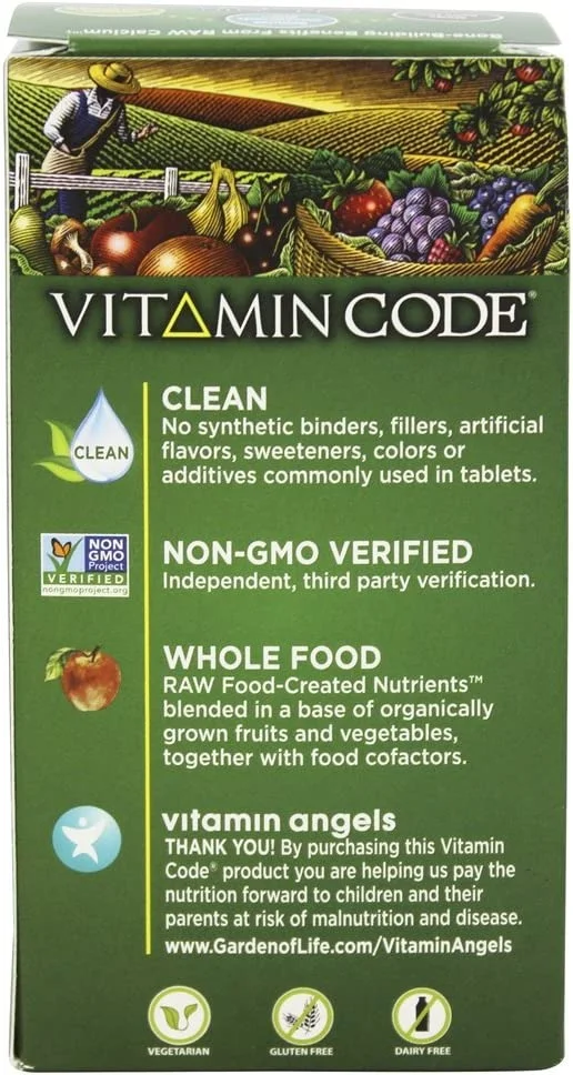 Garden of Life, Vitamin Code, RAW Calcium, 120 Vegetarian Capsules