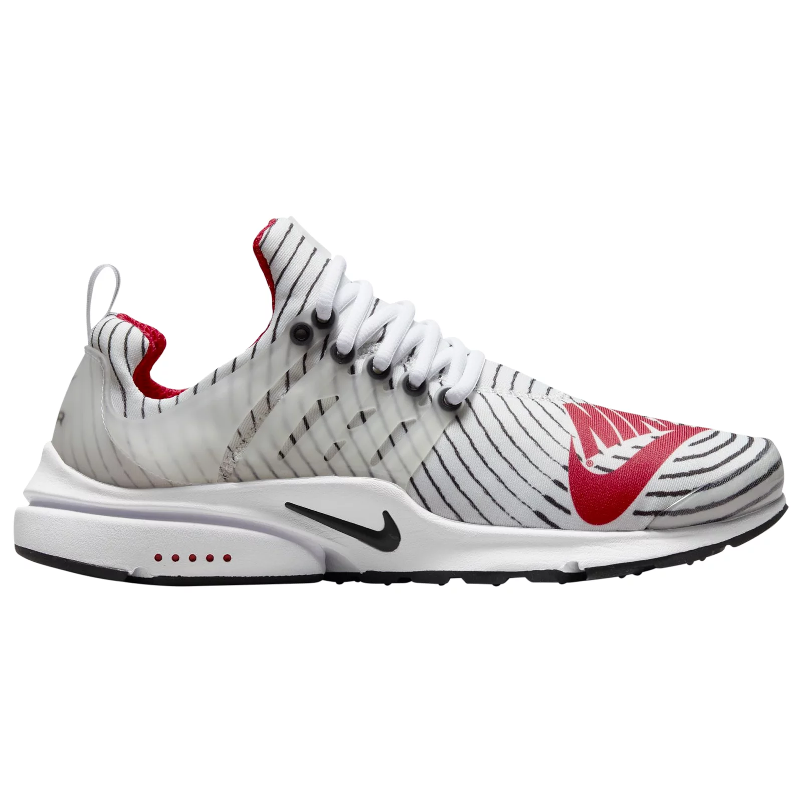 Men's Nike Nike Air Presto White/Black-University Red (CT3550 101) - 12