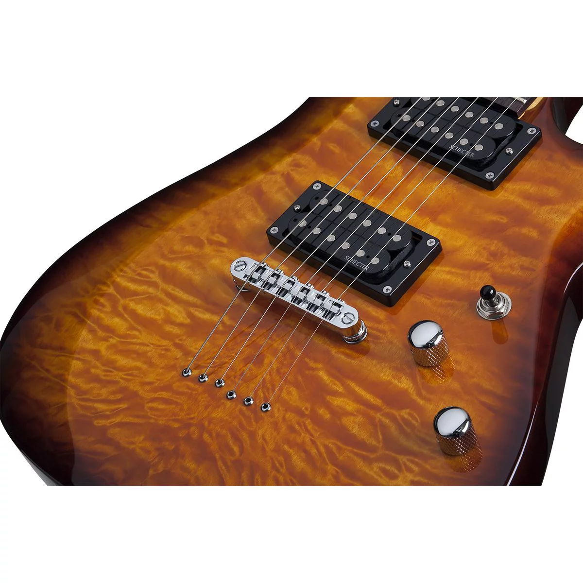 Schecter C-6 Plus VSB Solid-Body Electric Guitar, VSB