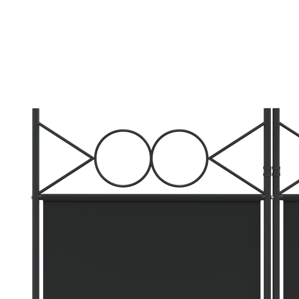 Anself 6-Panel Room Divider Black 94.5