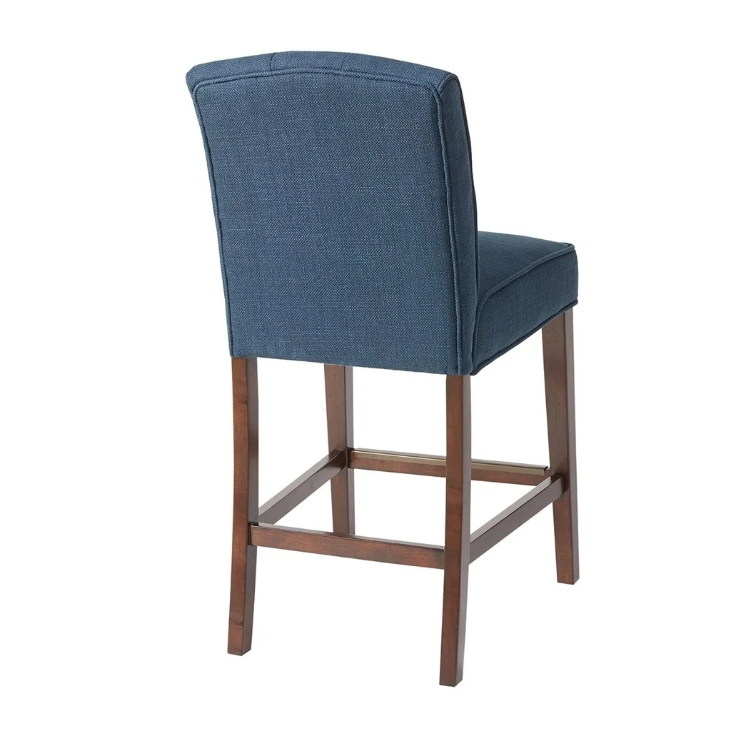 Marian Tufted Counter Stool Navy See below