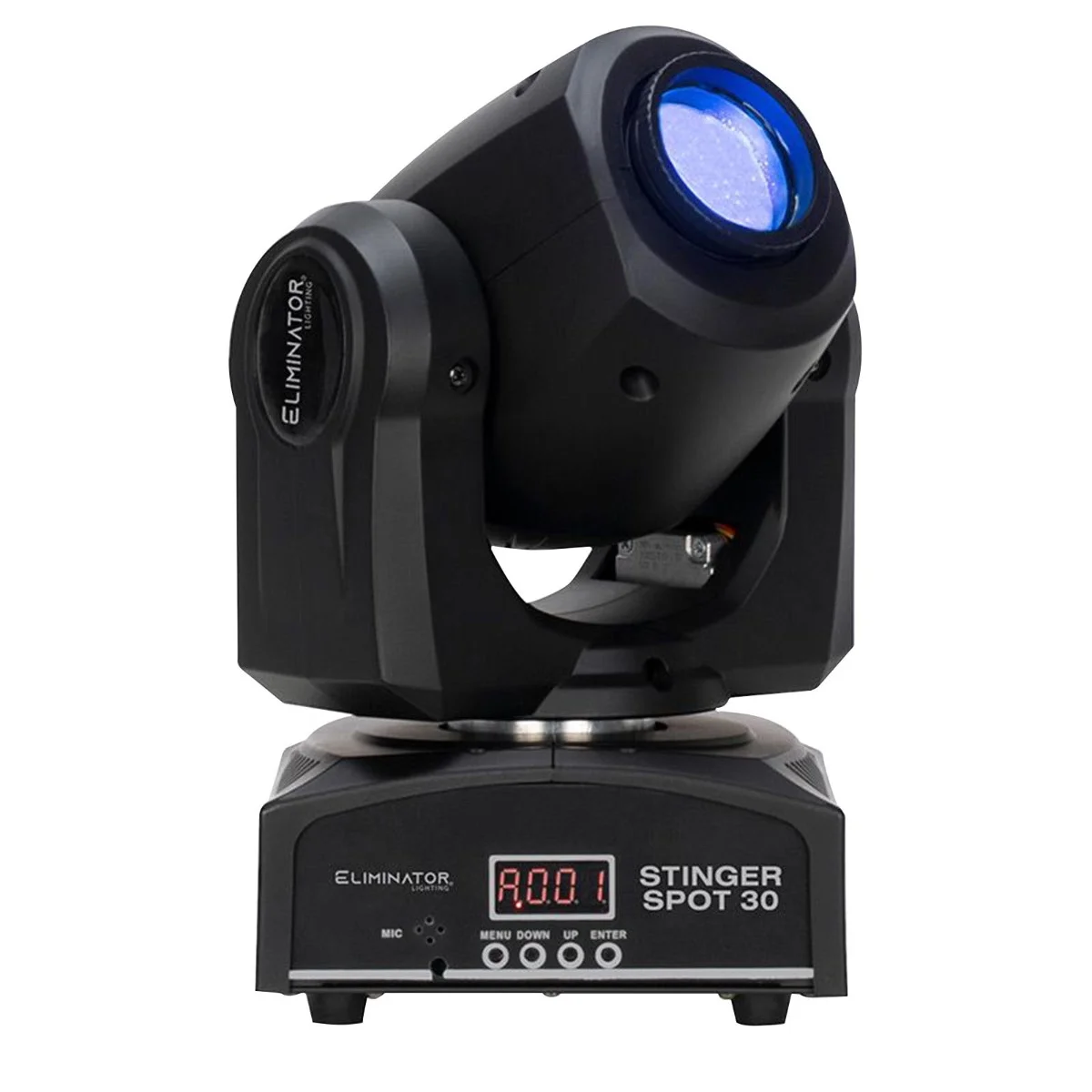 Eliminator Lighting STINGER-SPOT-30 Mini Moving Heads with Lighting Fixture Protective Cases Duo Package