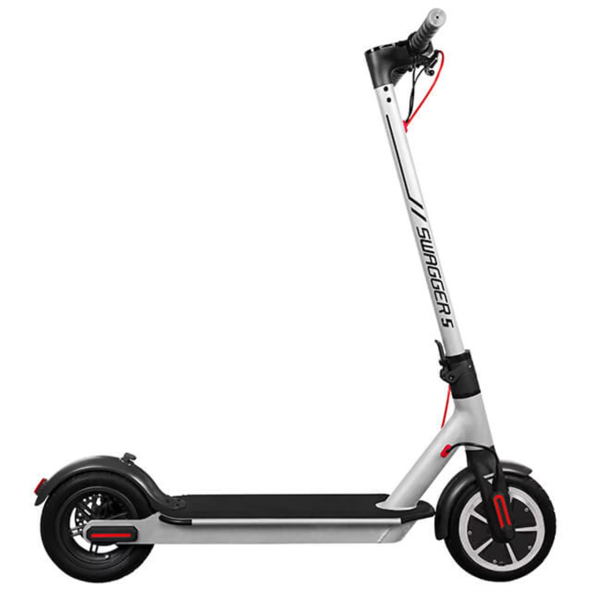 Swagtron - Swagger 5 Elite Electric Smart Scooter - Silver