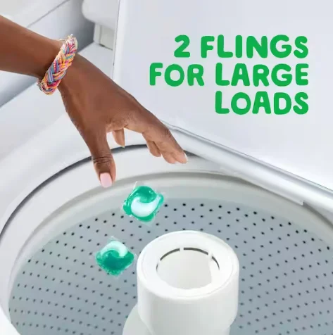 Gain flings Laundry Detergent Soap Pacs HE Compatible 76 Count Long Lasting Scent Spring Daydream Scent 76.