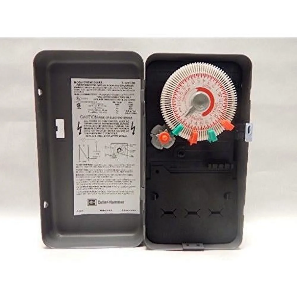 CHEM101NM SPST NEMA 1 Enclosure With Plastic Interior TIME Clock 24 Hour 40 AMP 120 Volt