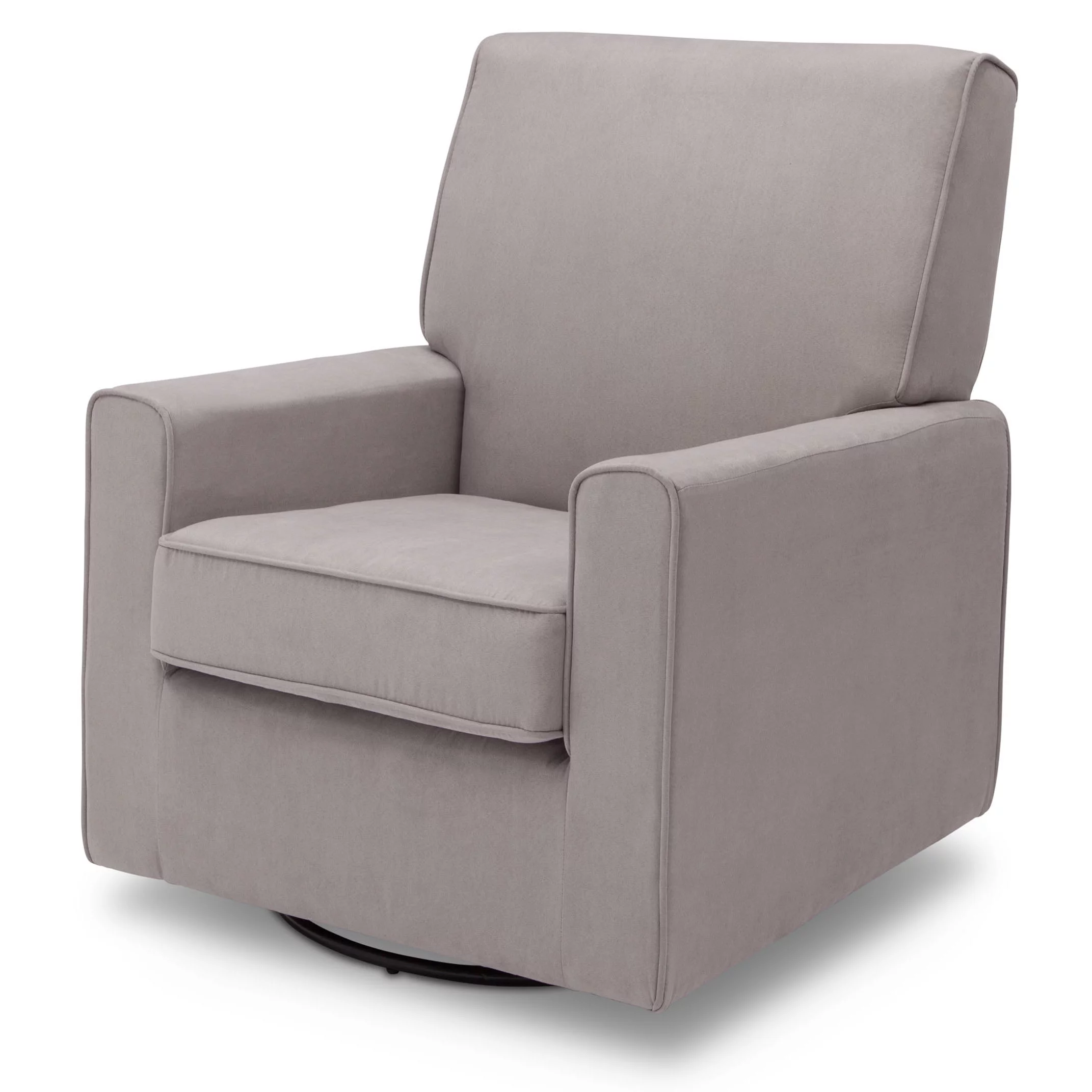 Delta Children Ava Nursery Glider Swivel Rocker Chair, Gray