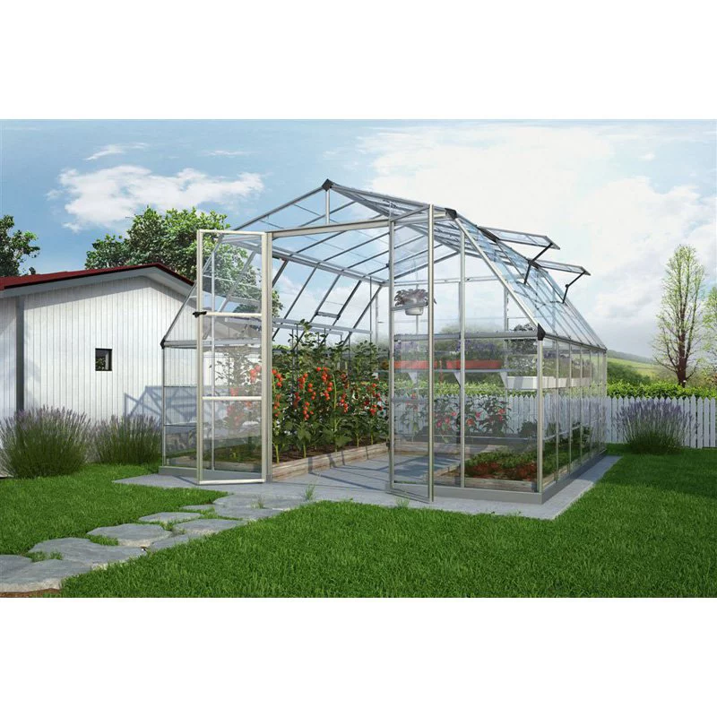 Palram Americana Silver Hobby Greenhouse - 12 x 12 ft.