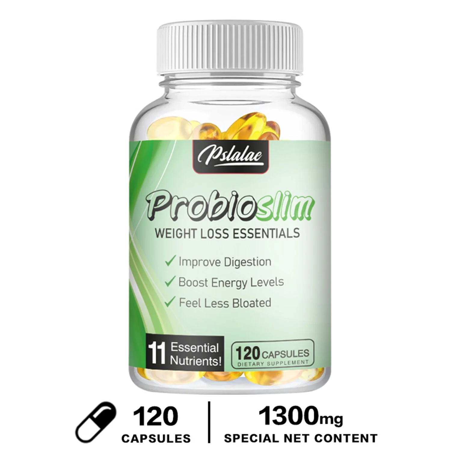 Pslalae Probioslim Weight Loss Essentials - Appetite Suppression, Digestive Support(30/60/120pcs)