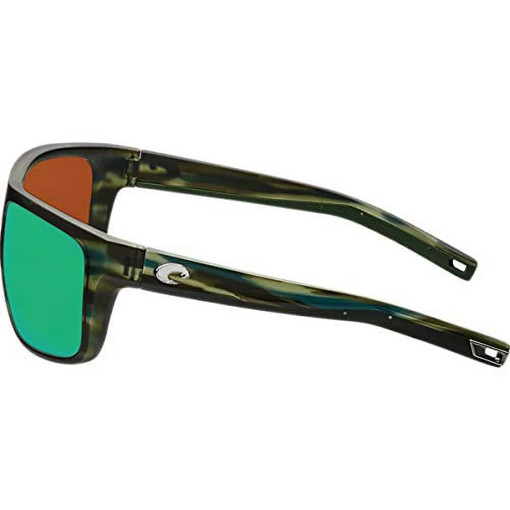 Costa Del Mar Broadbill Polarized Green Mirror Glass 580G Rectangular Sunglasses BRB 11 OGMGLP