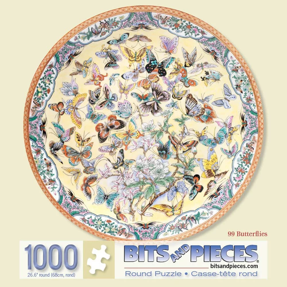Bits and Pieces - 1000 Piece Round Jigsaw Puzzle for Adults 20