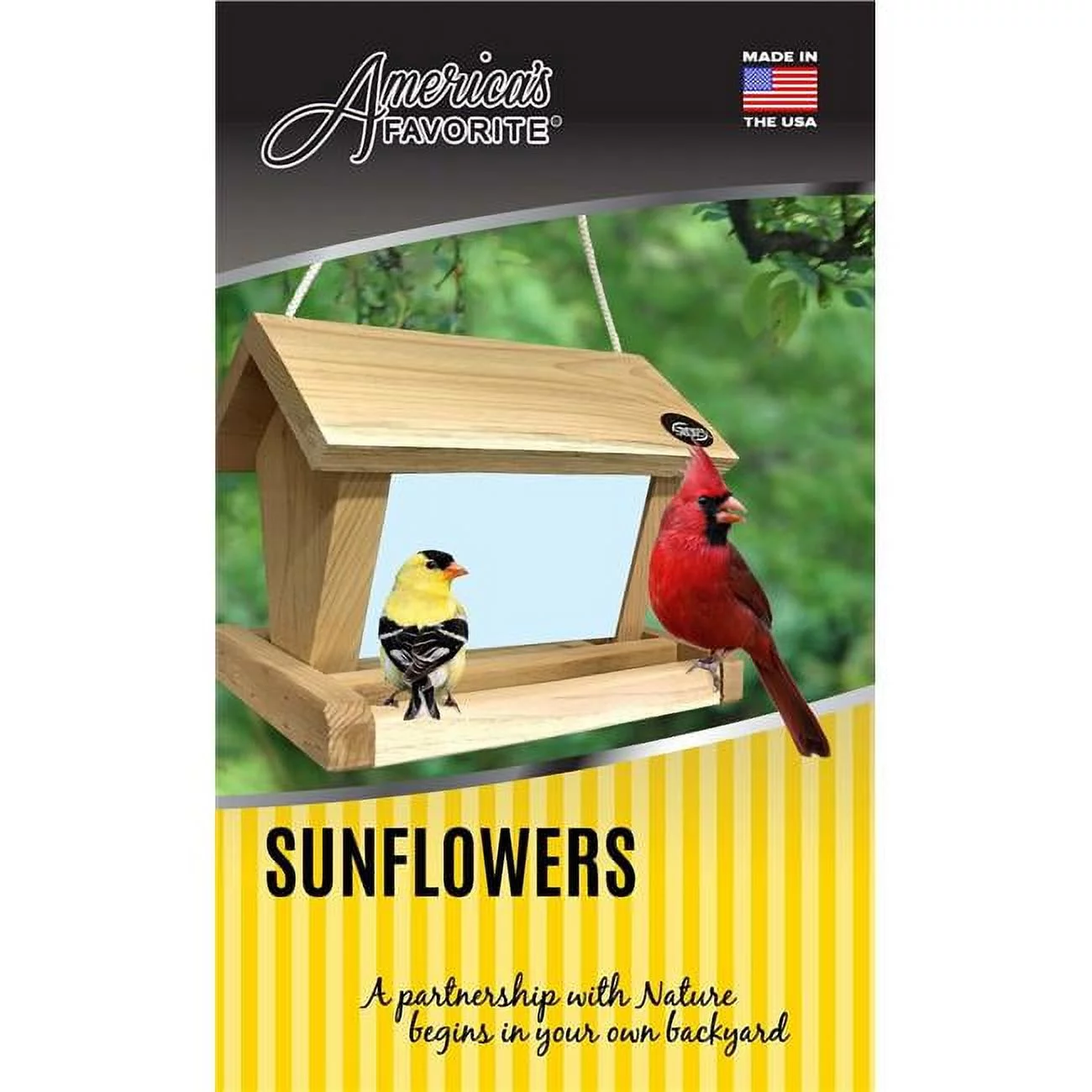 Americas Favorite  10 lbs Stripe Sunflower for Wild Bird Feed