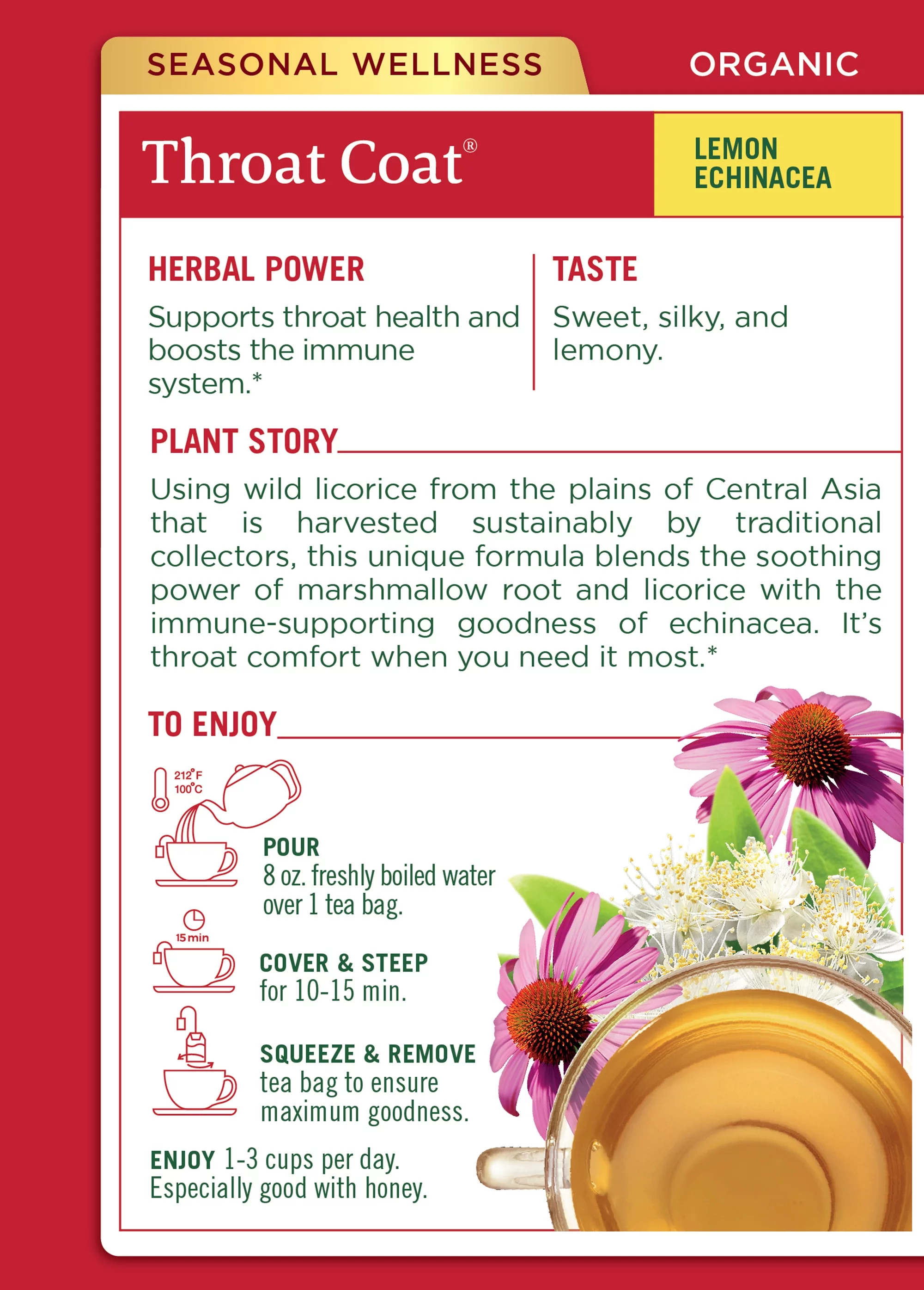 Traditional Medicinals Tea Cold Season Sampler Variety Pack (3 ct)