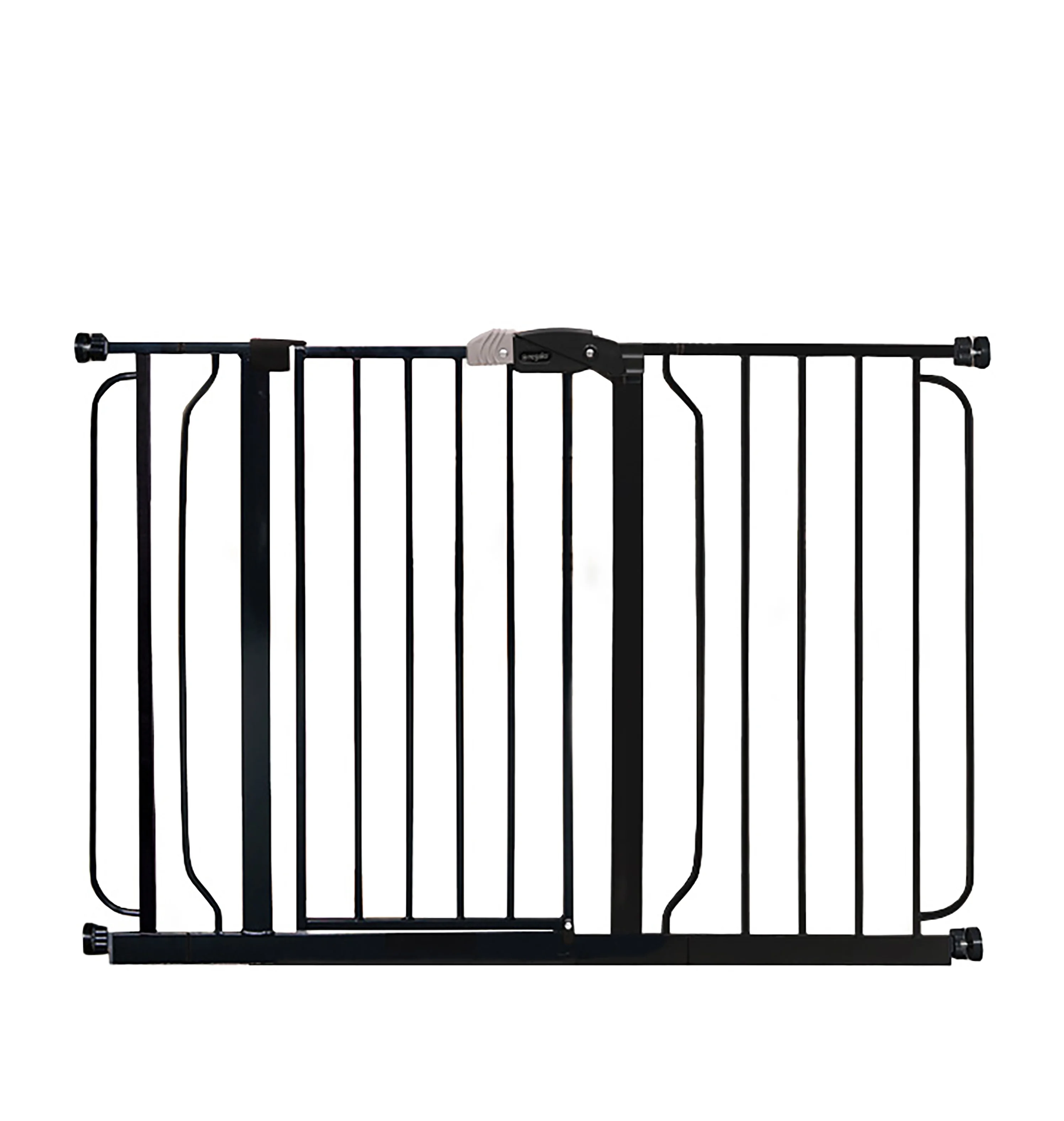 Regalo Easy Step 49 inch Extra Wide Baby Safety Gate, Black