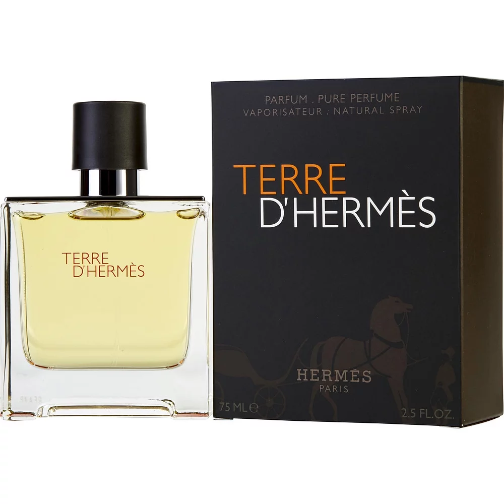 Terre D'Hermes Men Parfum Spray 2.5 Oz By Terre D'Hermes