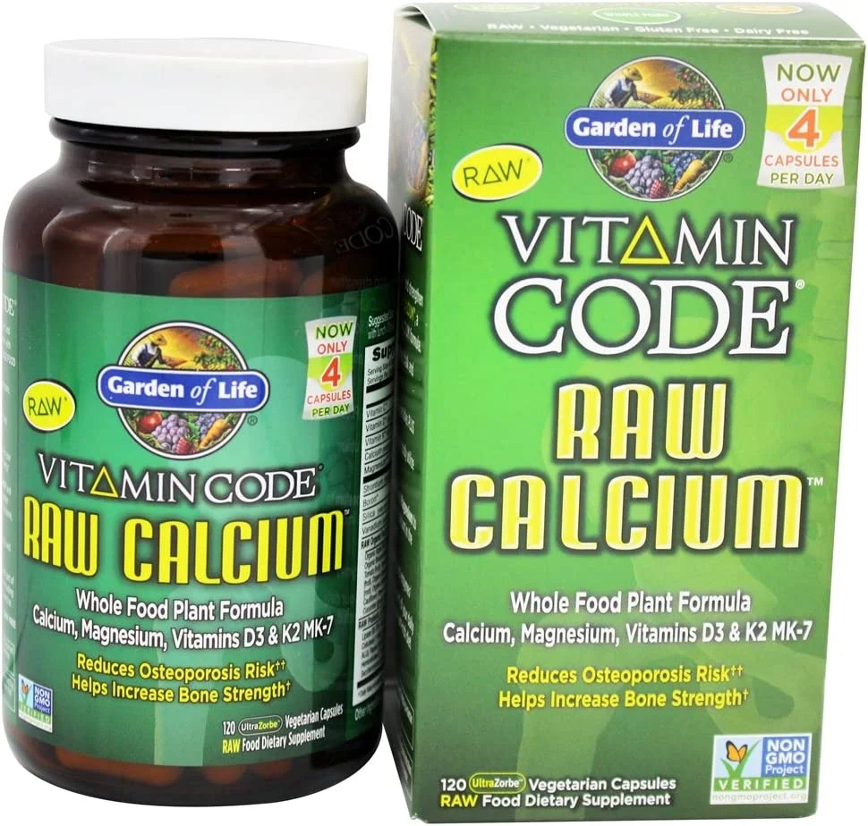 Garden of Life, Vitamin Code, RAW Calcium, 120 Vegetarian Capsules