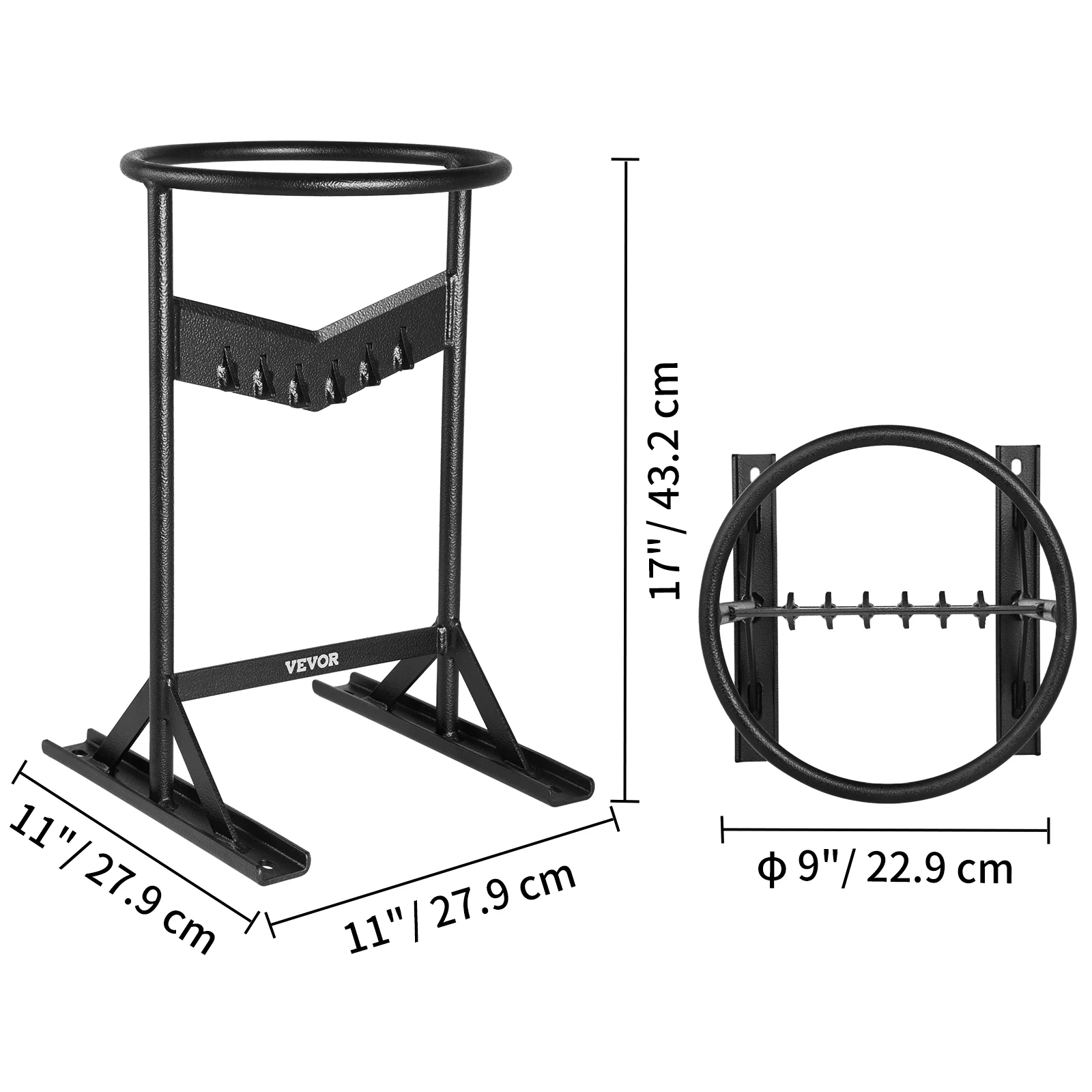Bentism Firewood Splitter, 9''x17'' XL Wood Splitter, Unique V-Shaped Finger-Safety Blade, Kindling Cracker Log Splitter, Heavy Duty Steel Structure & Stability