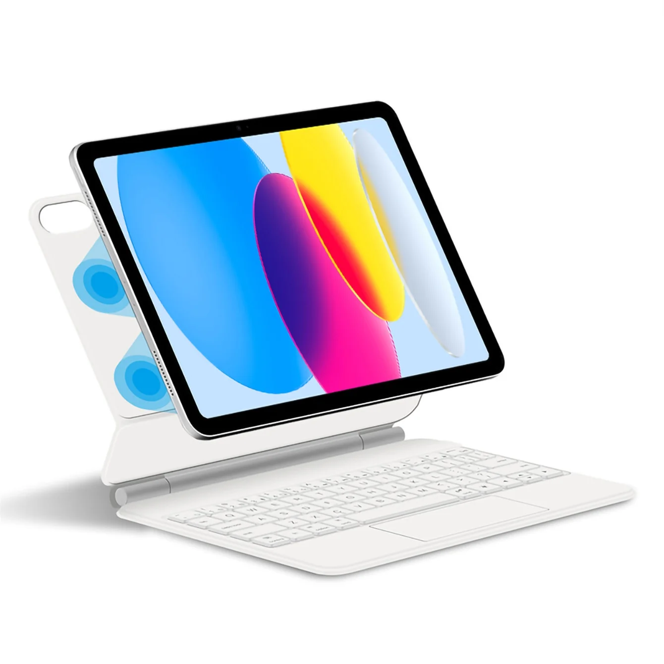 Backlight Magic Keyboard For iPad 10th Generation 10.9 inch 2022 2023 Smart Keyboards Case for ipad10 Cover Tablet Magnetic TrackPad White