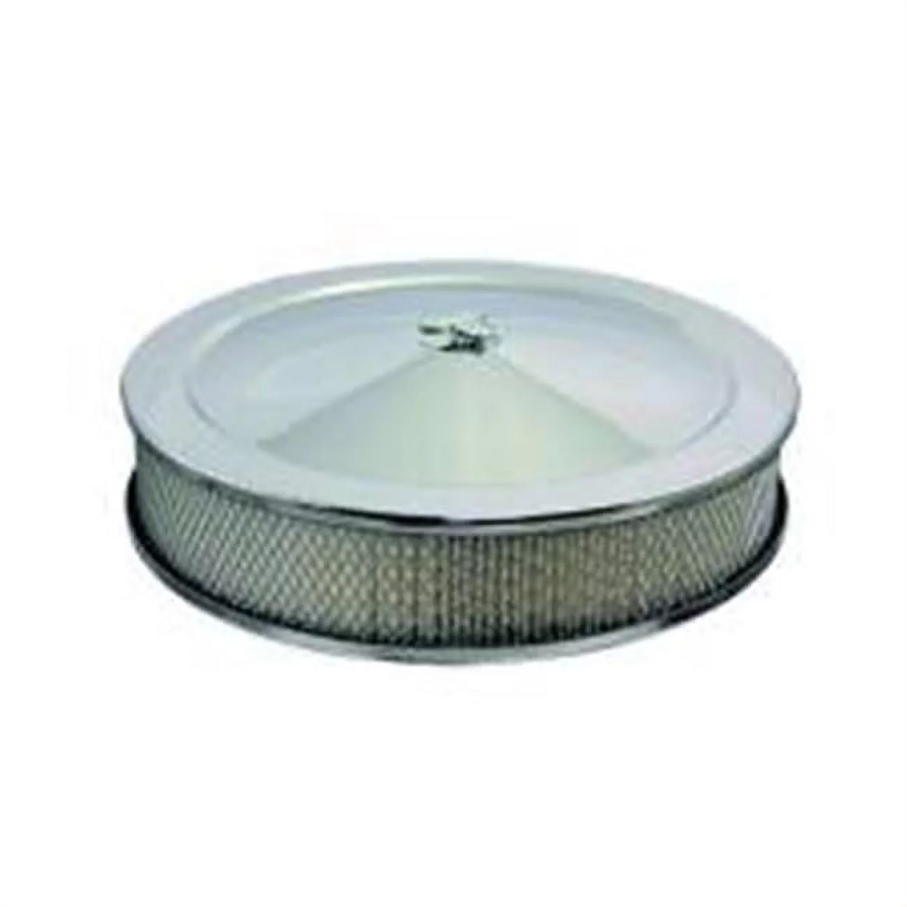 14 in. Round 3 in. Element 5.12 in. Carb Flange High Dome Air Cleaner Assembly, Flat Base