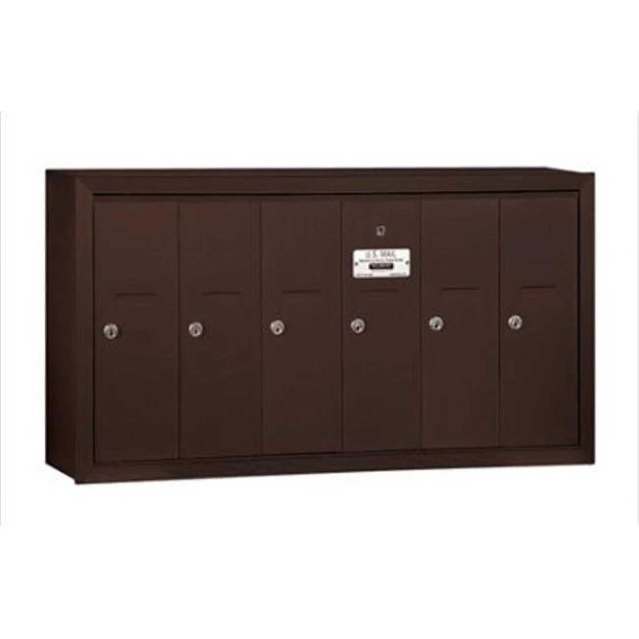 Salsbury Industries  Vertical Mailbox - Bronze - Surface Mounted - Private Access