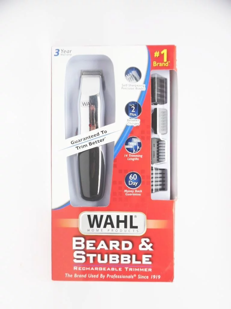 Wahl Beard and Mustache Trimmer, Cordless Rechargeable Facial Hair Trimmer with 5 Length Settings #9916-4301