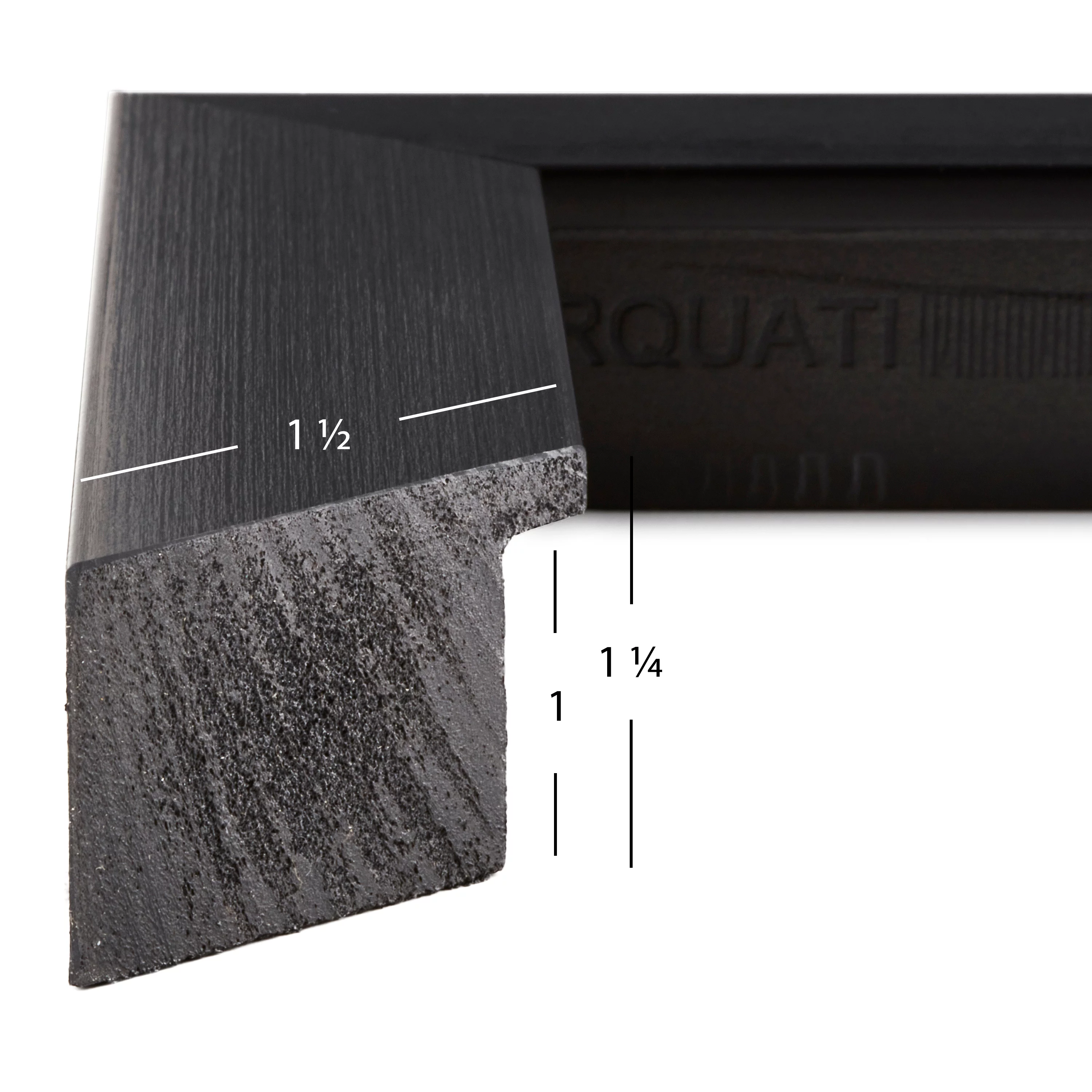 Craig Frames Modern Aesthetics 150, 8.5x11 inch Picture Frame, Black, Set of 4