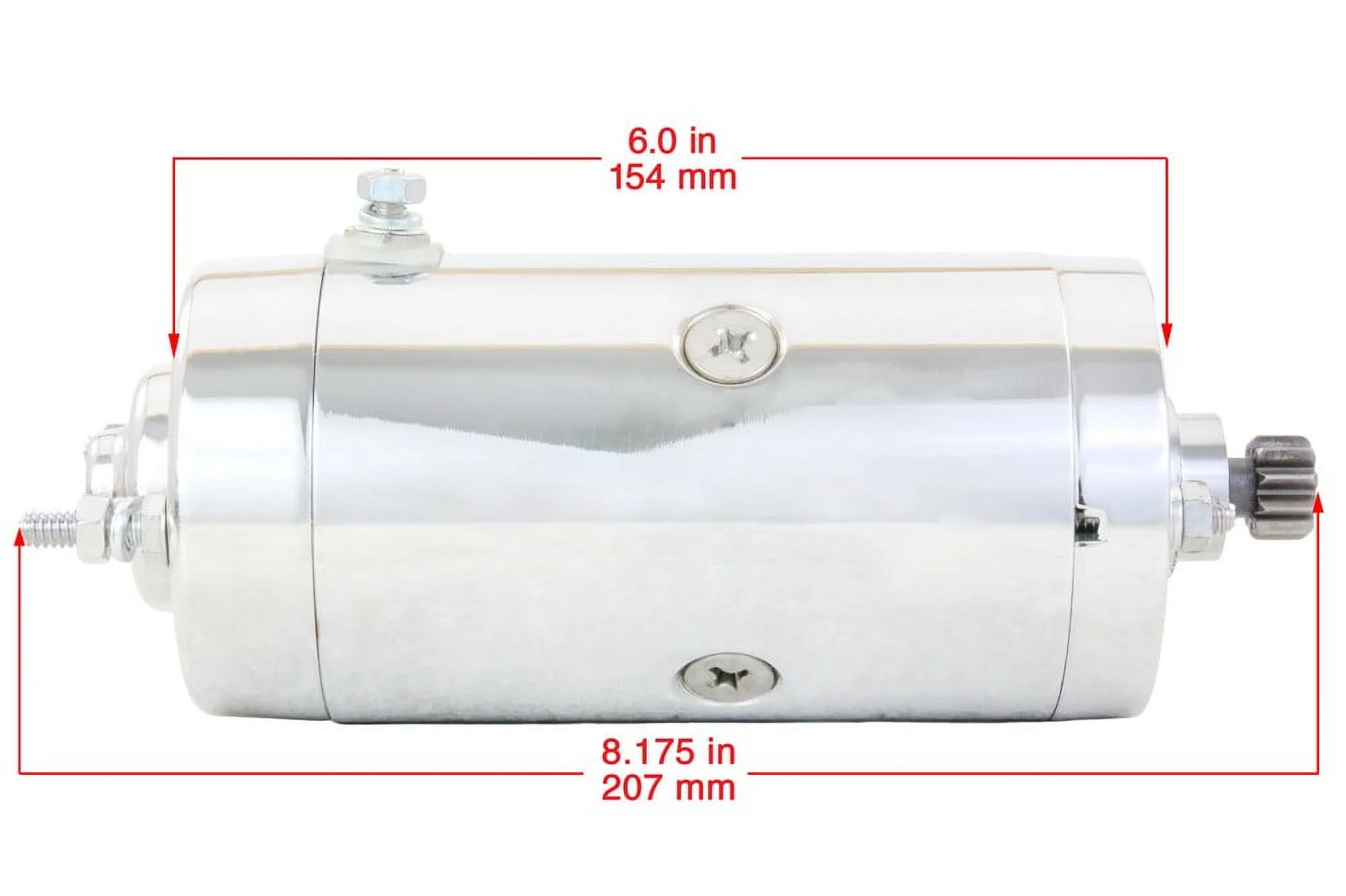 Chrome Starter Fits Harley Davidson Xlh Touring 1000Cc 77 31458-66C 31458-66Ta