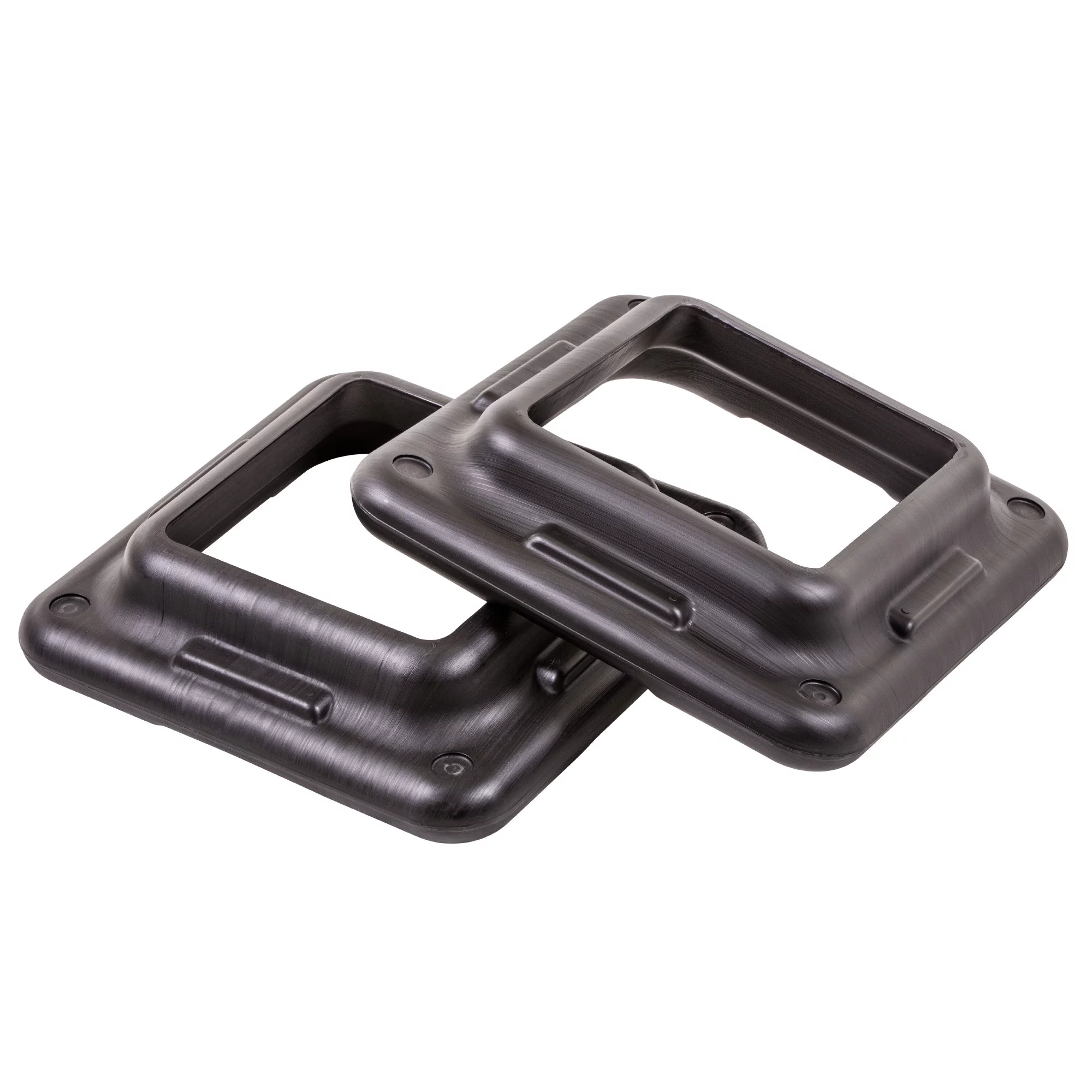 The Step Original Health Club Aerobic Step Risers in Black/Gray for Use with The Step Aerobic Platform