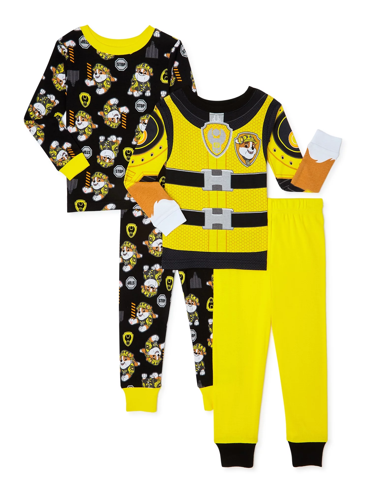 Paw Patrol Toddler Boys Rubble Cotton Sleepwear, Sizes 2T-5T