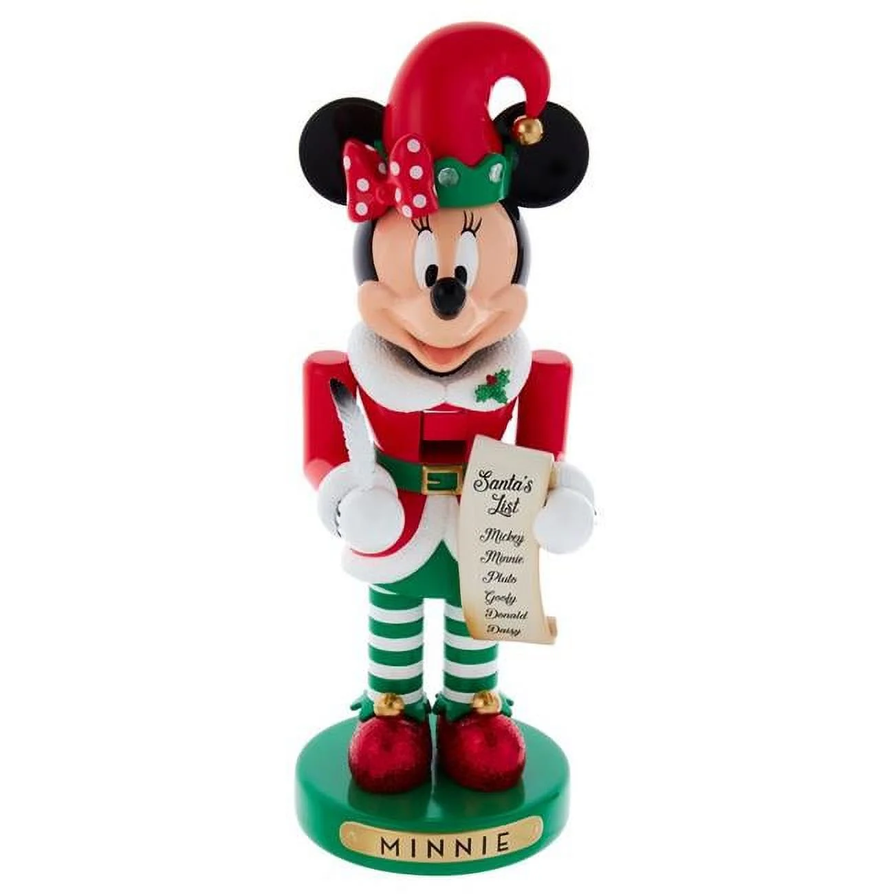 10 in. Kurt Adler Minnie The Elf Nutcracker