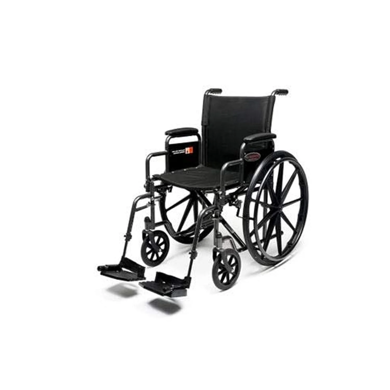 Everest & Jennings Advantage LX Wheelchair, Detachable Desk Arms & Swingaway Footrests, 16