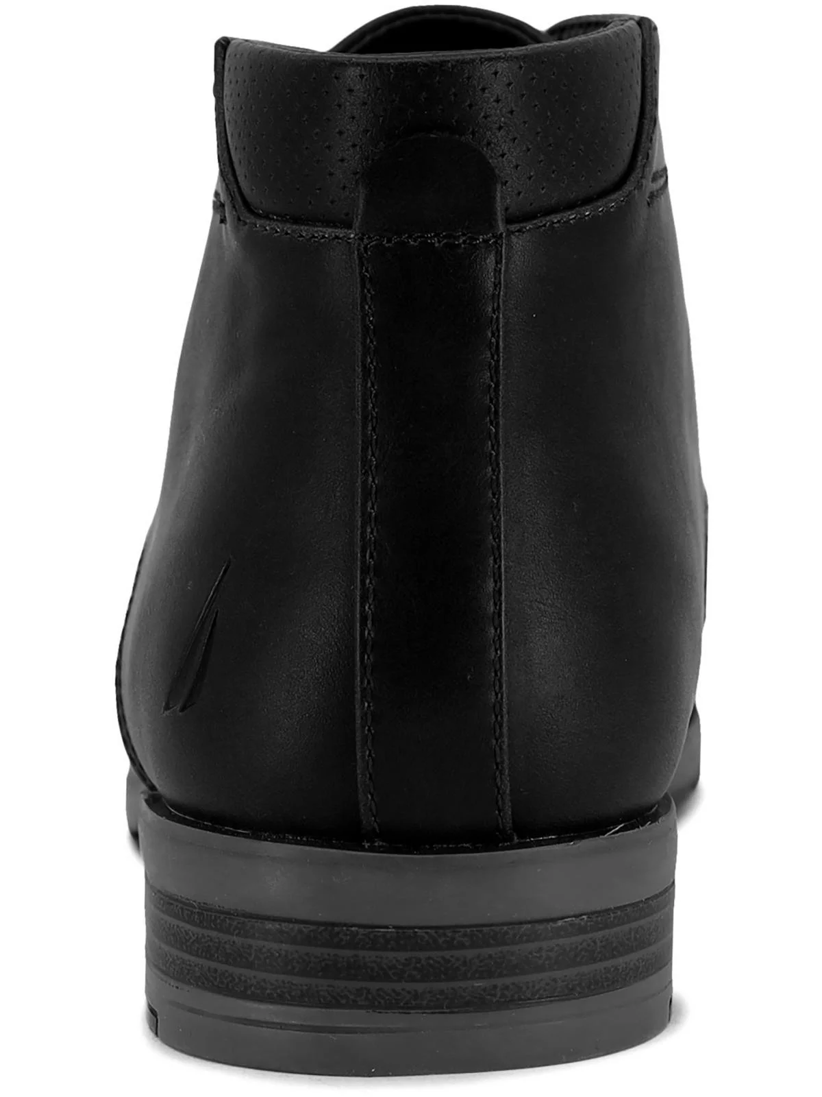 Nautica Mens Largo Faux Leather Ankle Chukka Boots
