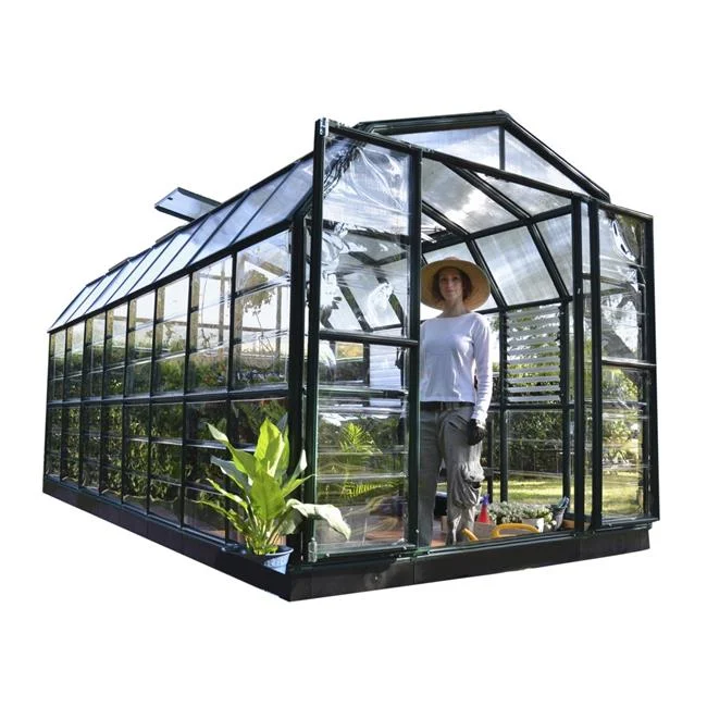 Palram - Canopia  8 x 16 ft. Prestige 2 Greenhouse - Clear