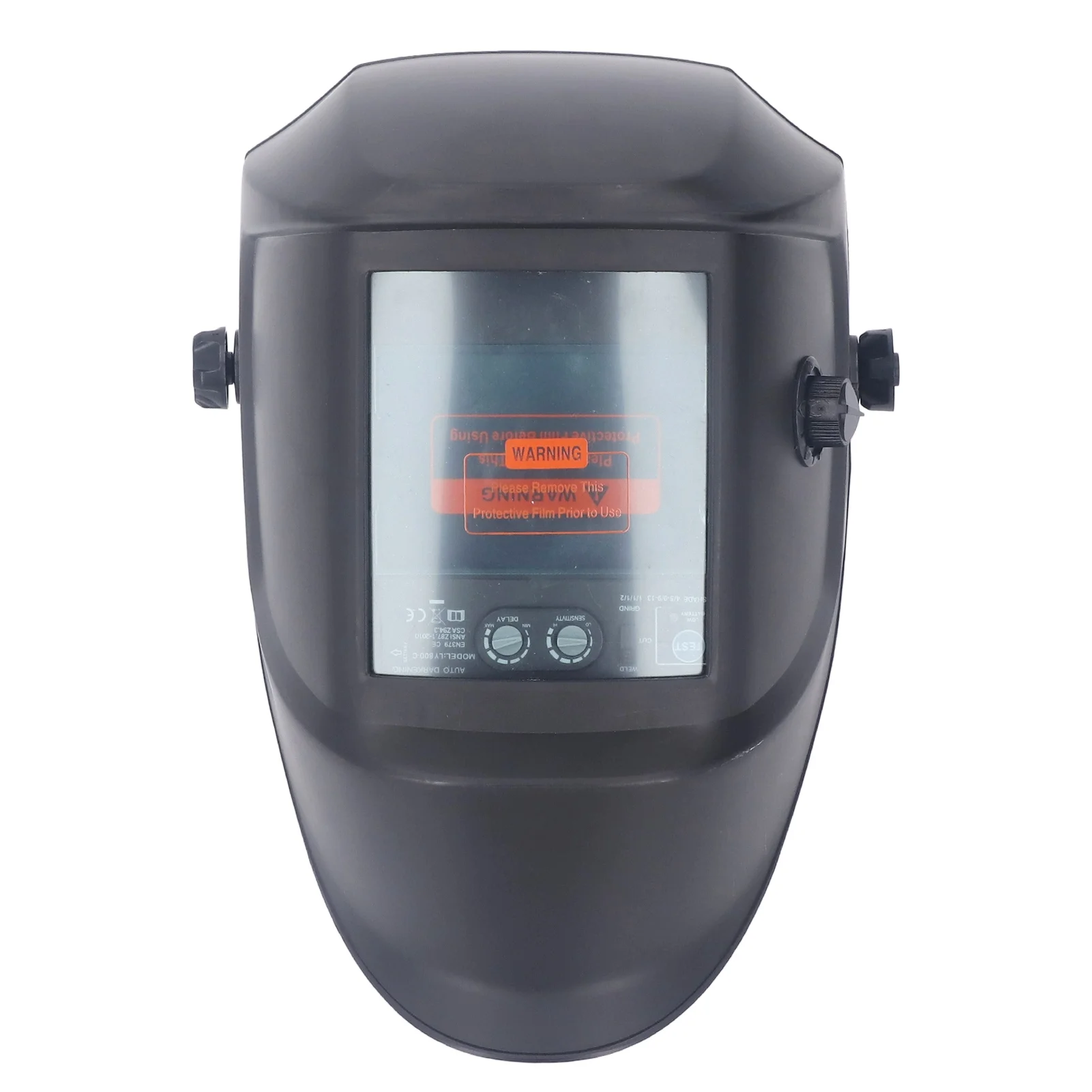 Welding Helmet 100x67mm Large,View Screen 4 Sensors Externally Adjustable Solar Powered Auto Darkening Welding Helmet