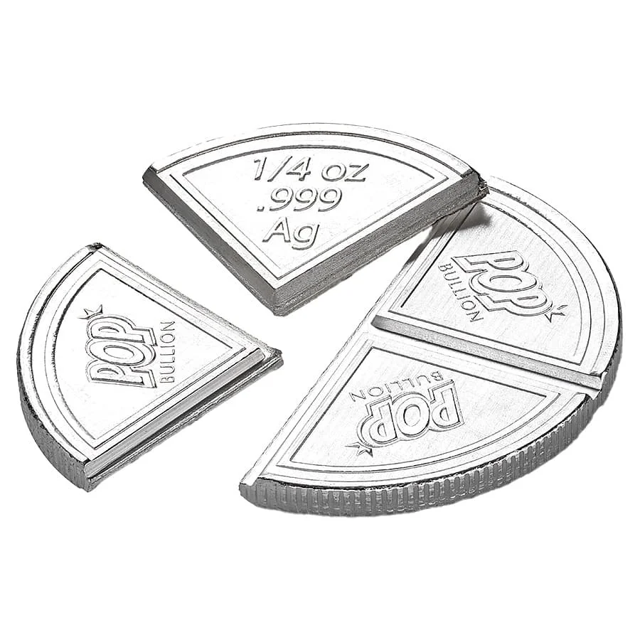 Lot of 100 - 1 oz Pop Bullion Divisible Silver Round .999 Fine