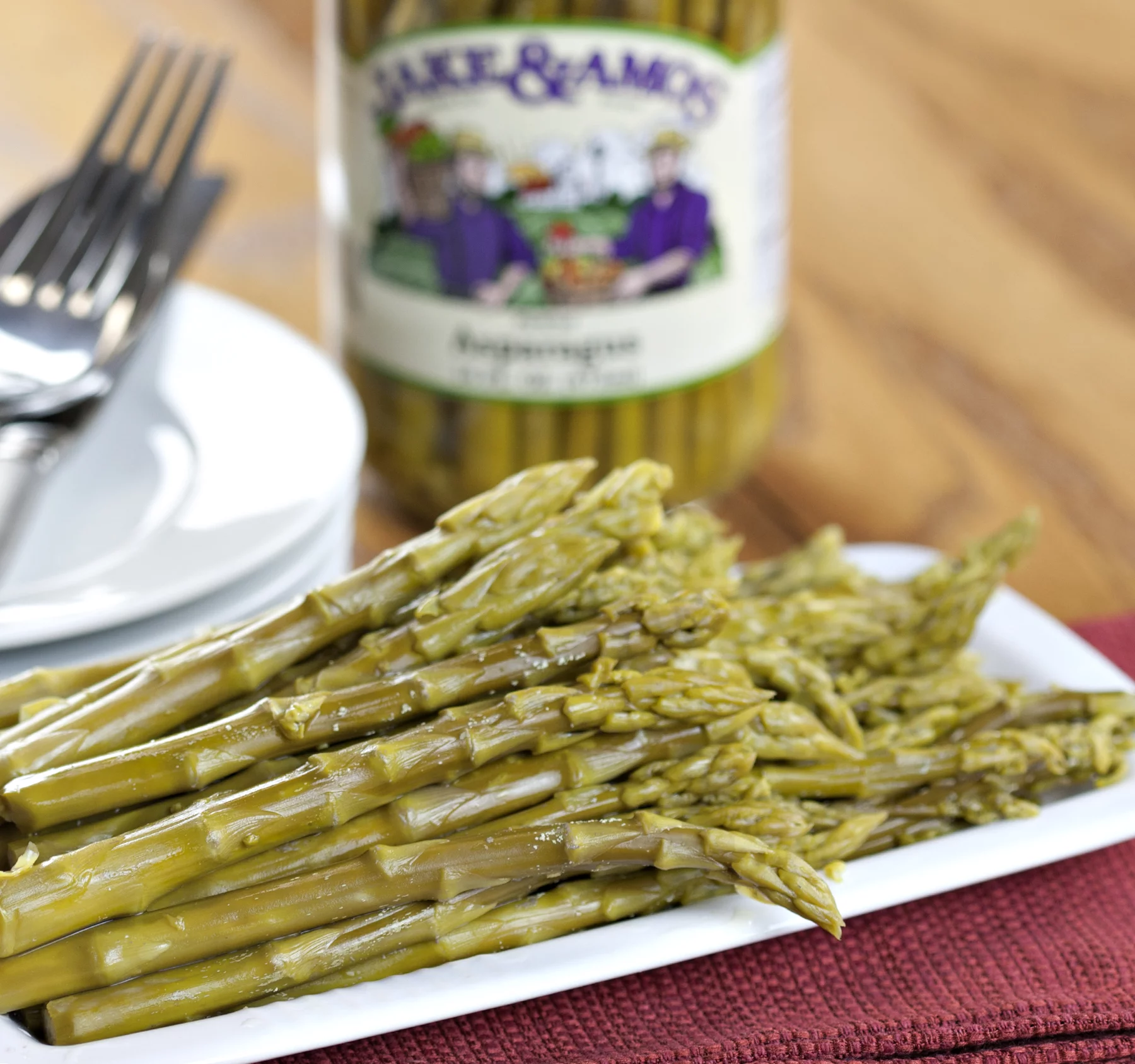 Jake & Amos Pickled Asparagus, 2-Pack 16 oz. Jar
